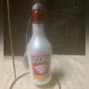 Vodka Glass Bottle Christmas Ornament